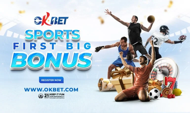 okbet sports first big bonus